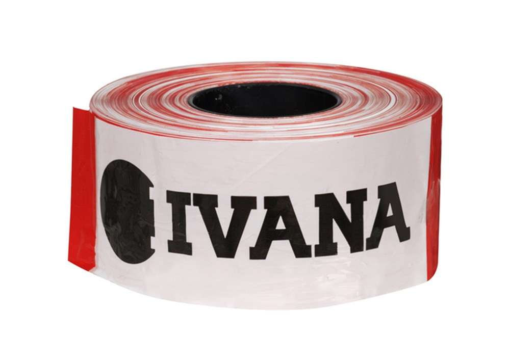 AFZETBAND ROOD-WIT IVANA 500MTR.EXT