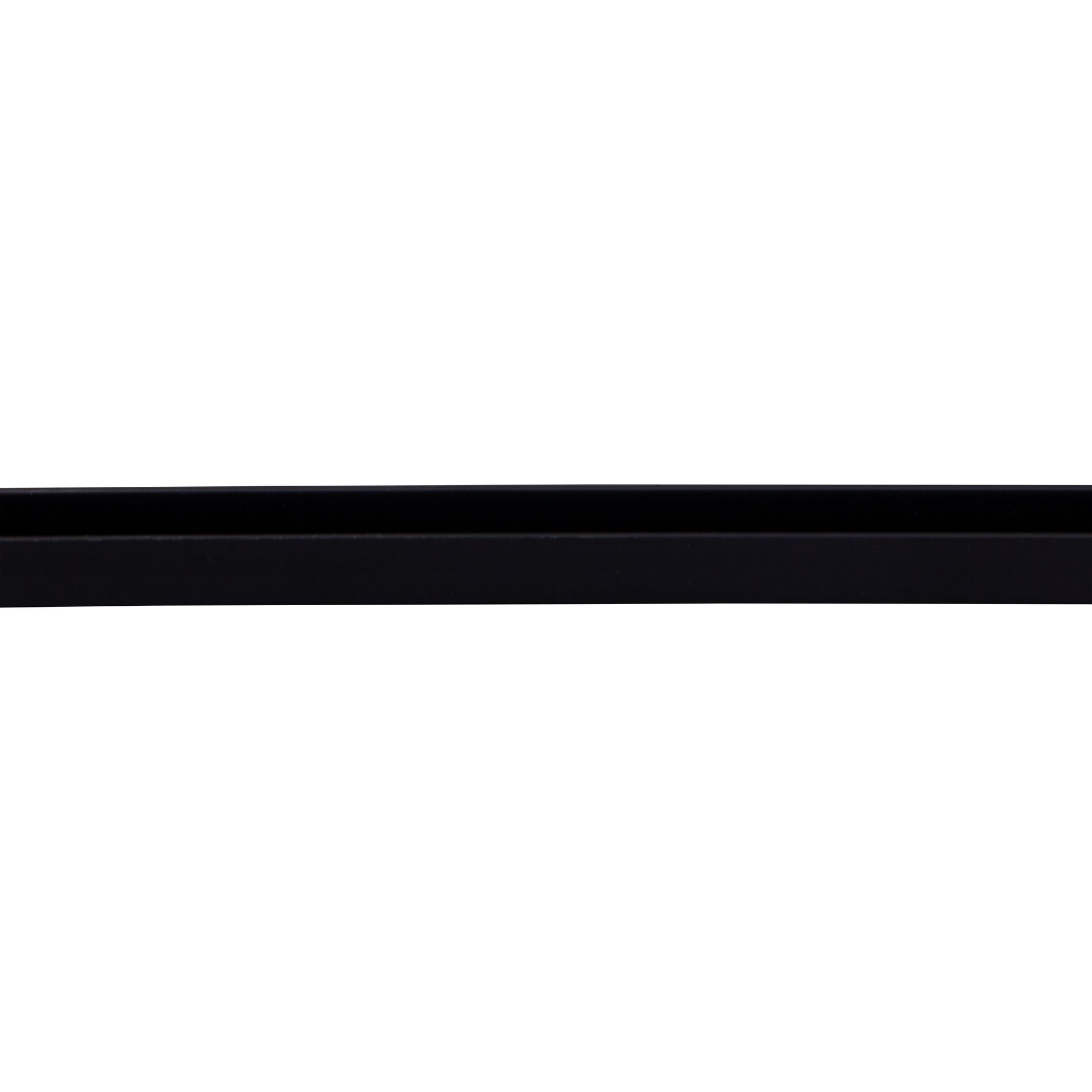 Inwoner lading staart U-profiel kunststof (plaat < 10 mm) 9x13mm zwart 2 - Woodcenter.be